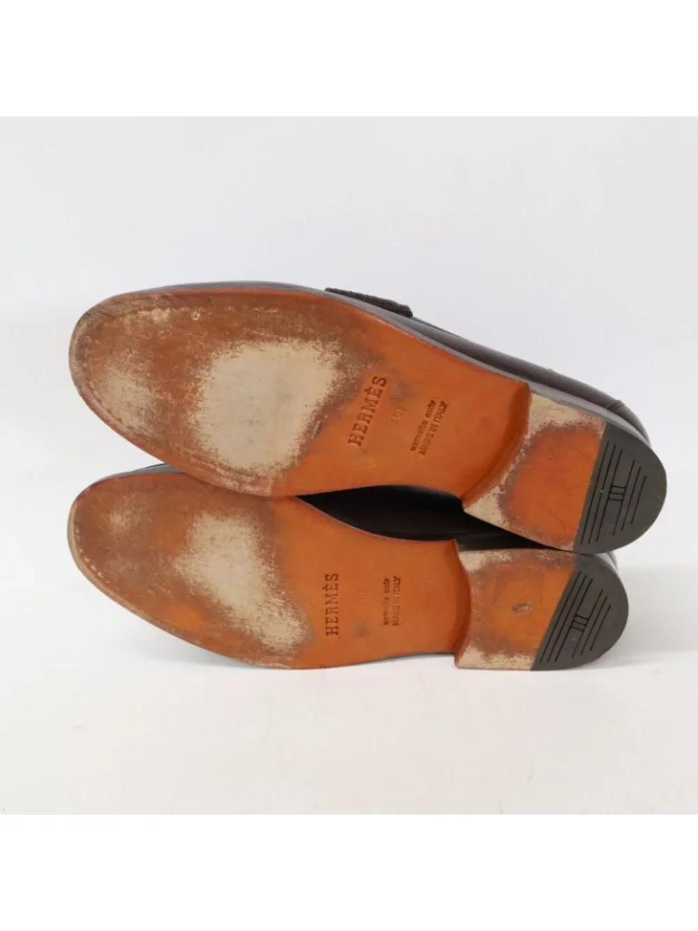 Hermes Series Coin Leather Loafers